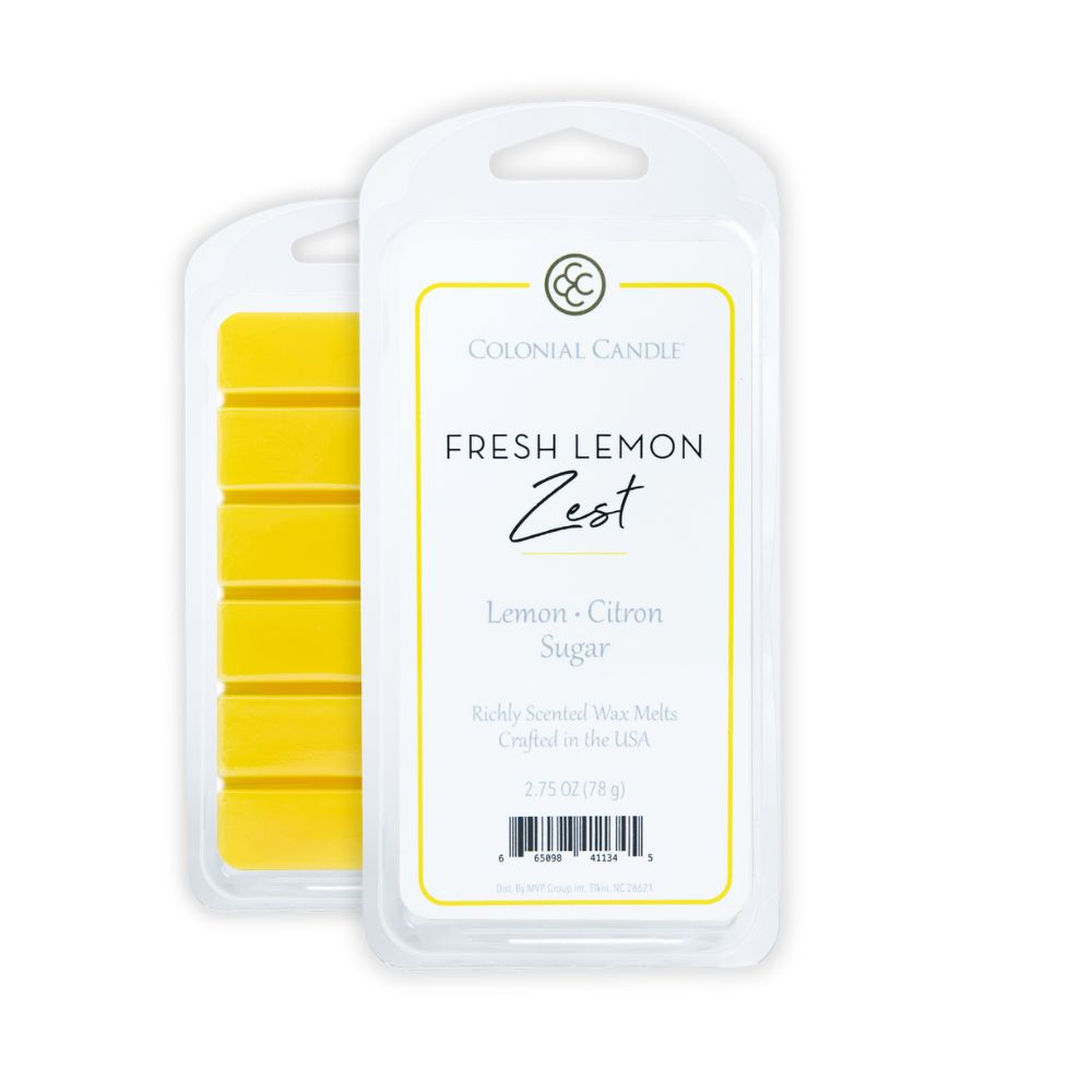 Fresh Lemon Zest, 2.75oz, Wax Melts