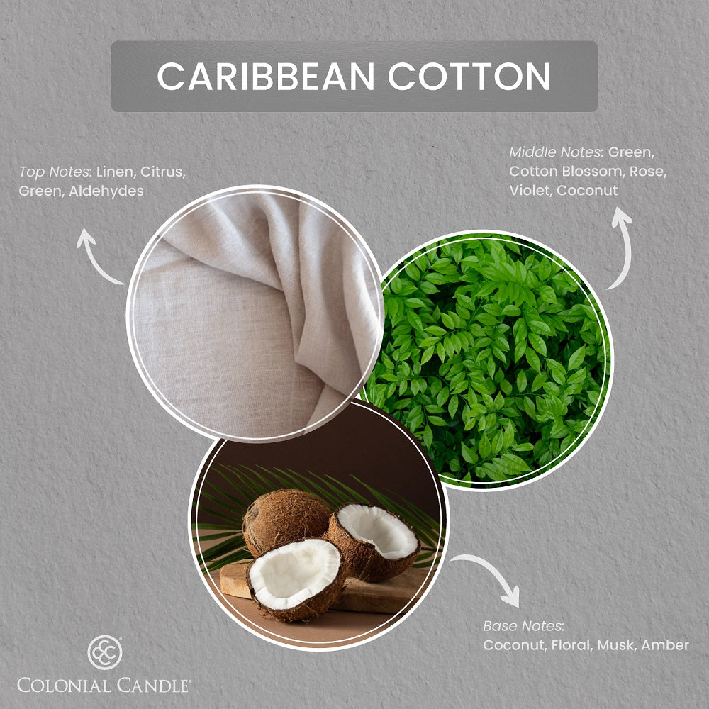 Caribbean Cotton, 2.75oz, Wax Melts