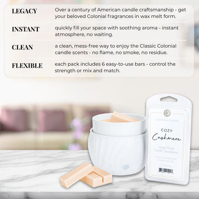 Cozy Cashmere, 2.75oz, Wax Melts