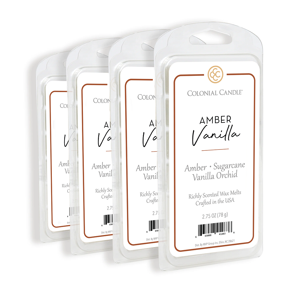Amber Vanilla, 2.75oz, Wax Melts