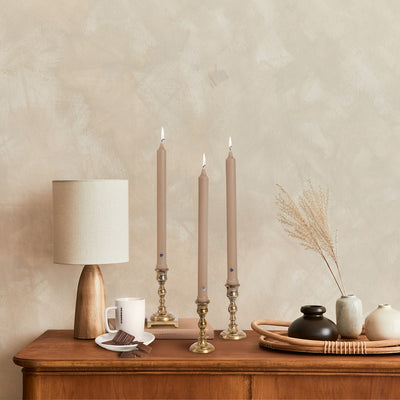 Mocha 10" Classic Dinner Candle