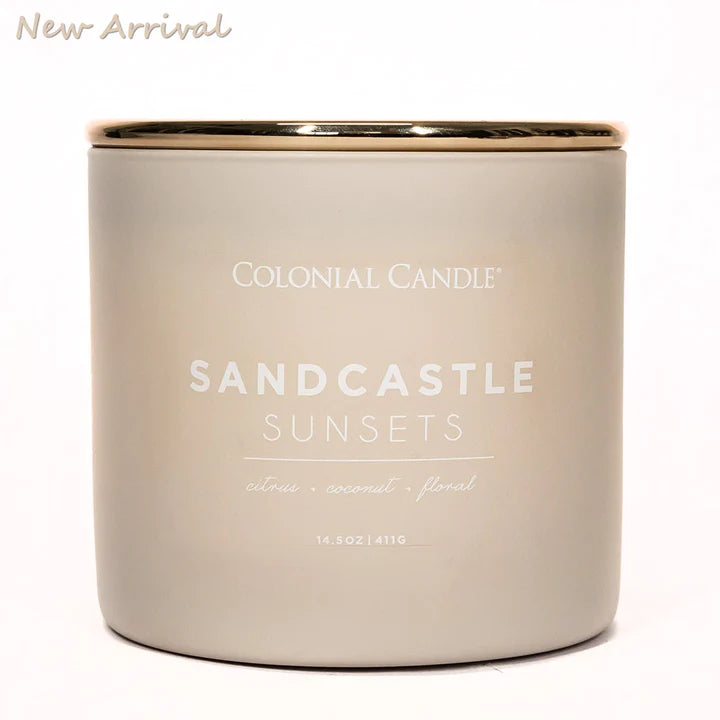 Sandcastle Sunsets, 14.5oz, Pop of Color