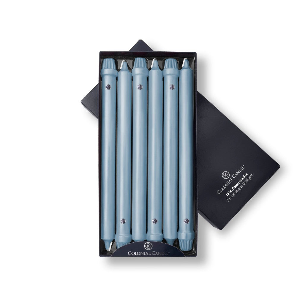 Coastal Blue 12" Classic Taper