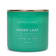 Green Leaf Hemp. 14.5oz, Pop of Color