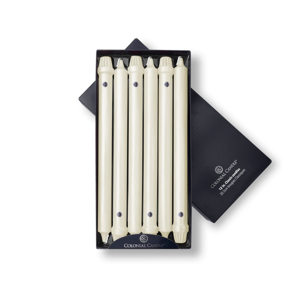 Ivory 12" Classic Taper